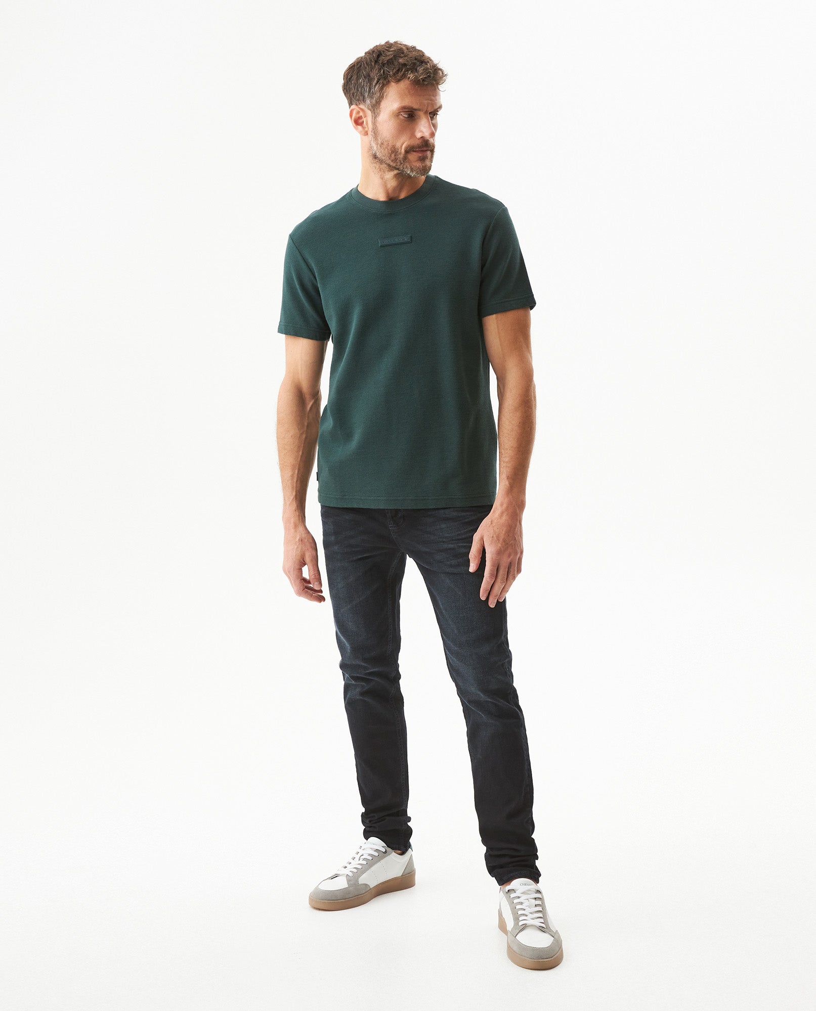 Men's Classic Fit Embroidered T-shirt in Cotton, Moorings - 3