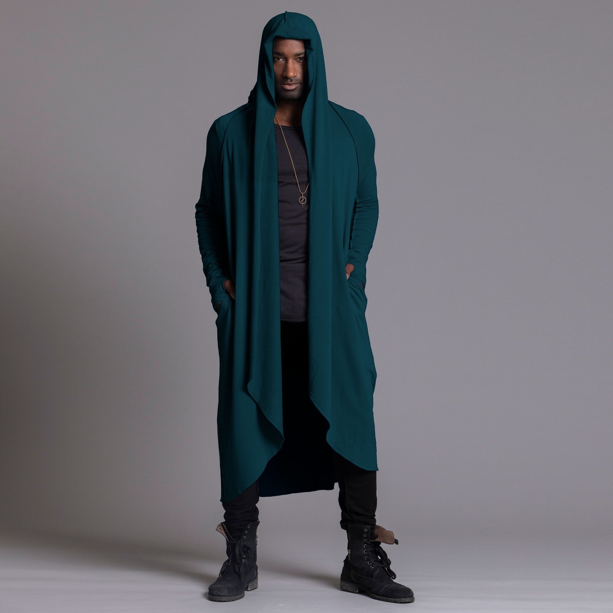 male modeling kairos in midnight teal